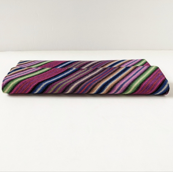 Estée Lauder x Missoni Signature Chevron Print Multicolor Clutch Bag - Picture 8 of 15
